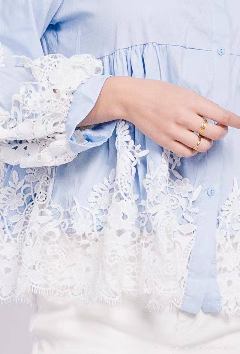 Chemise Bohème Dentelle Couture