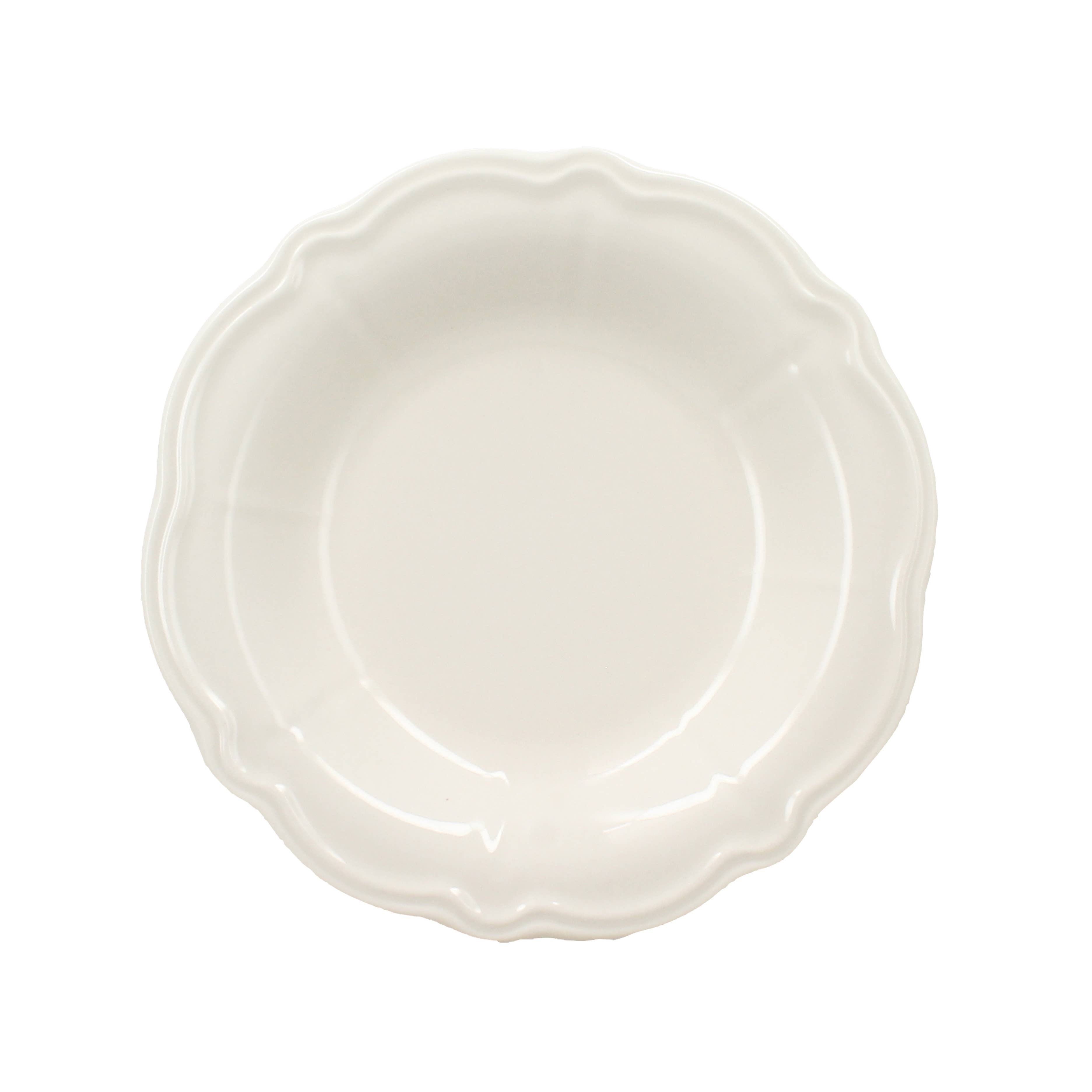 Charlotte syvälautanen (22cm grès blanc)