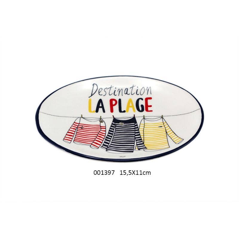 Porte Savon 'Destination La Plage' 15,5 X 11 cm