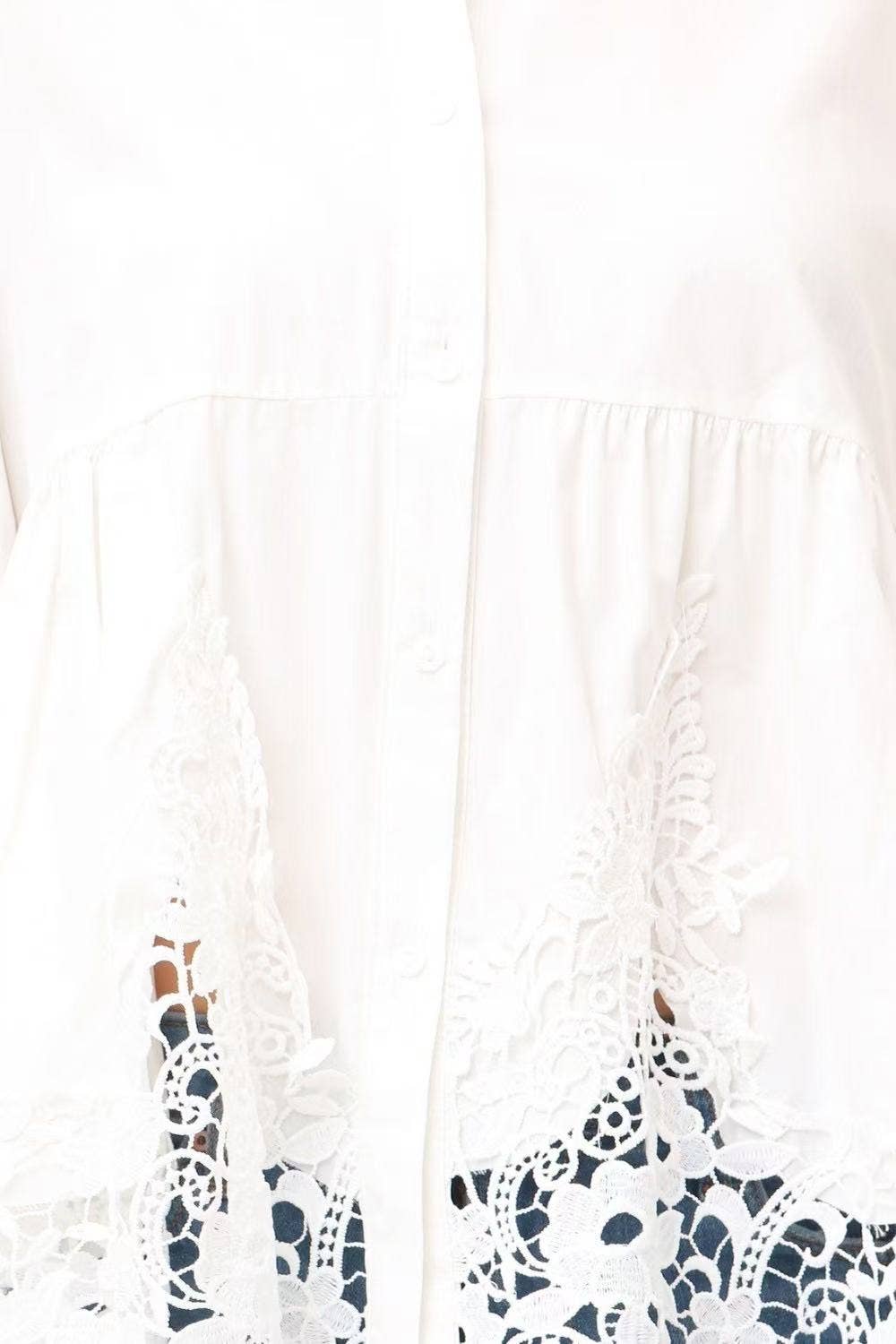 Chemise Bohème Dentelle Couture