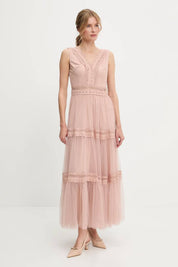 Robe longue Nikky en tulle plumetis - 80936 (S-M-L-XL)