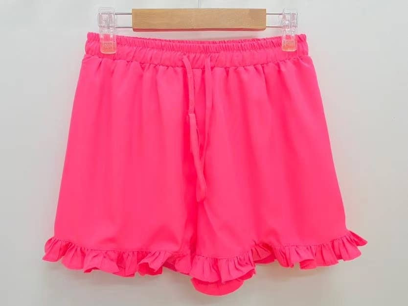 Short Fluide à Volants Bohème Chic