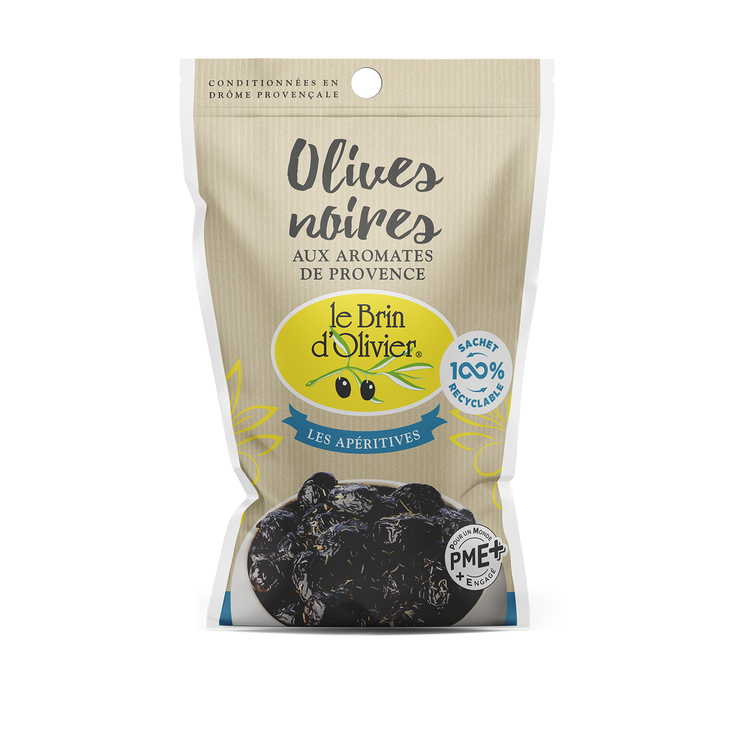 Olives noires aux aromates de Provence