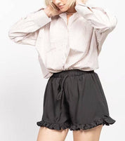 Short Fluide à Volants Bohème Chic