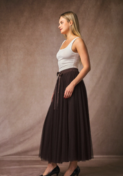 Jupe Aria en tulle plumetis SS26 - CK08077-3