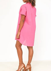 Robe Chemise Volantée Romance – Esprit Bohème Chic