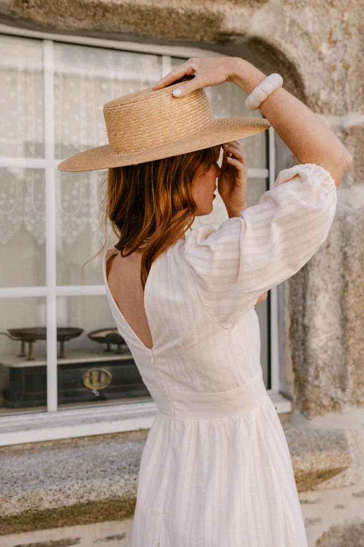 Robe longue Taylor en coton jacquard - 81046-1