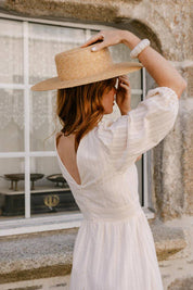 Robe longue Taylor en coton jacquard - 81046-1