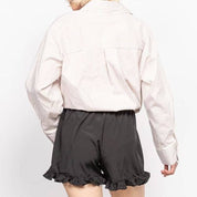 Short Fluide à Volants Bohème Chic