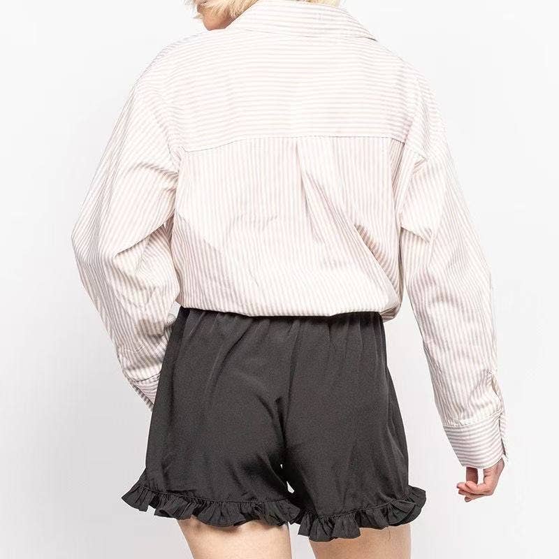 Short Fluide à Volants Bohème Chic