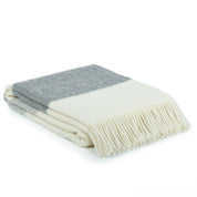 Plaid en laine AGATHA gris