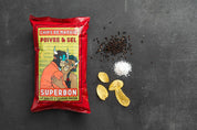 NOUVEAU - Chips Sel et Poivre 125 g - Superbon
