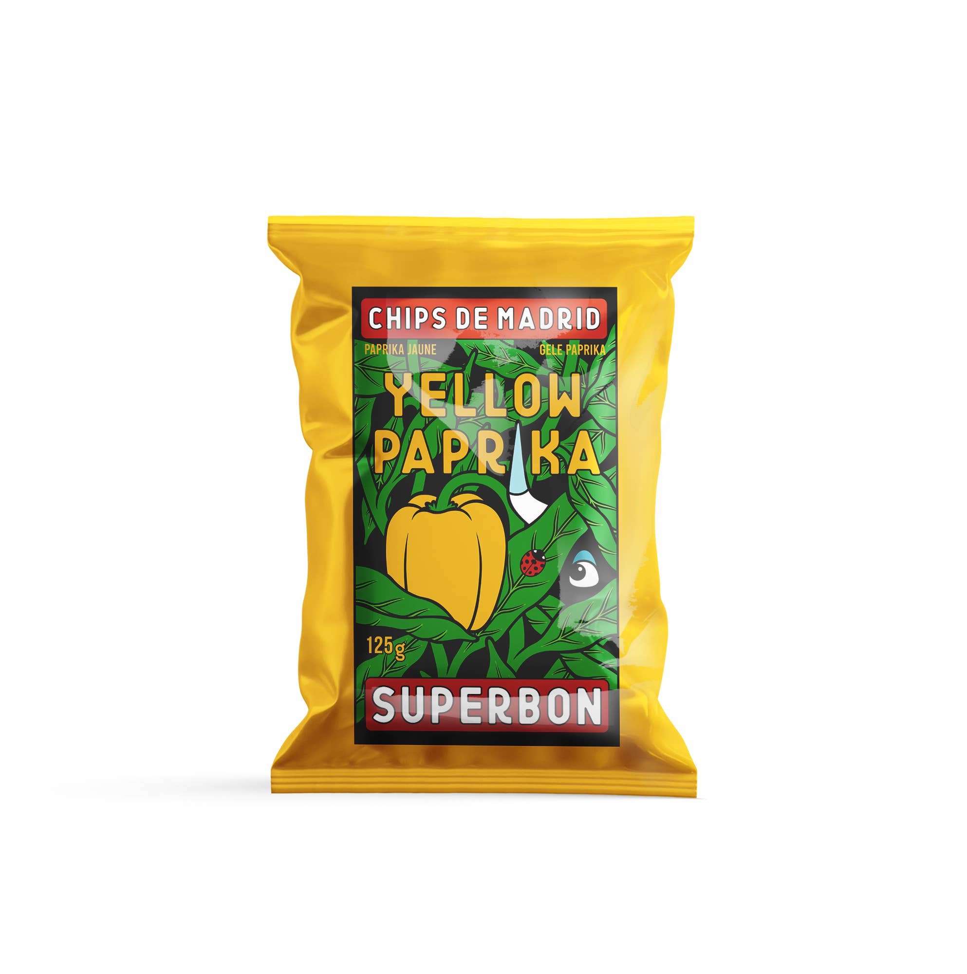 NOUVEAU - Chips Paprika Jaune 125 g - Superbon