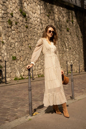 Robe longue Avril imprimé fleuri - 80957-7