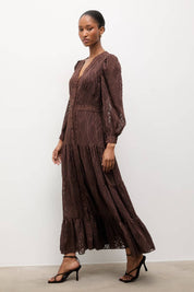 Robe longue Avril imprimé fleuri - 80957-7