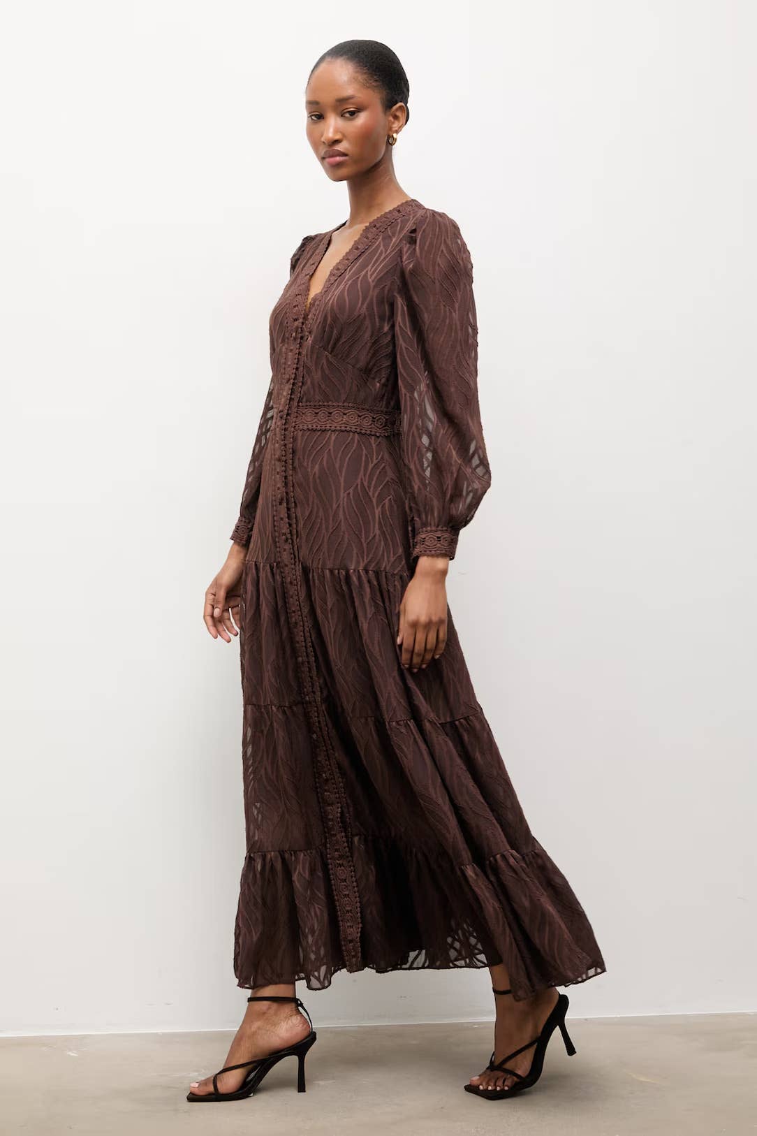 Robe Avril longue imprimé bohème - 80957-12