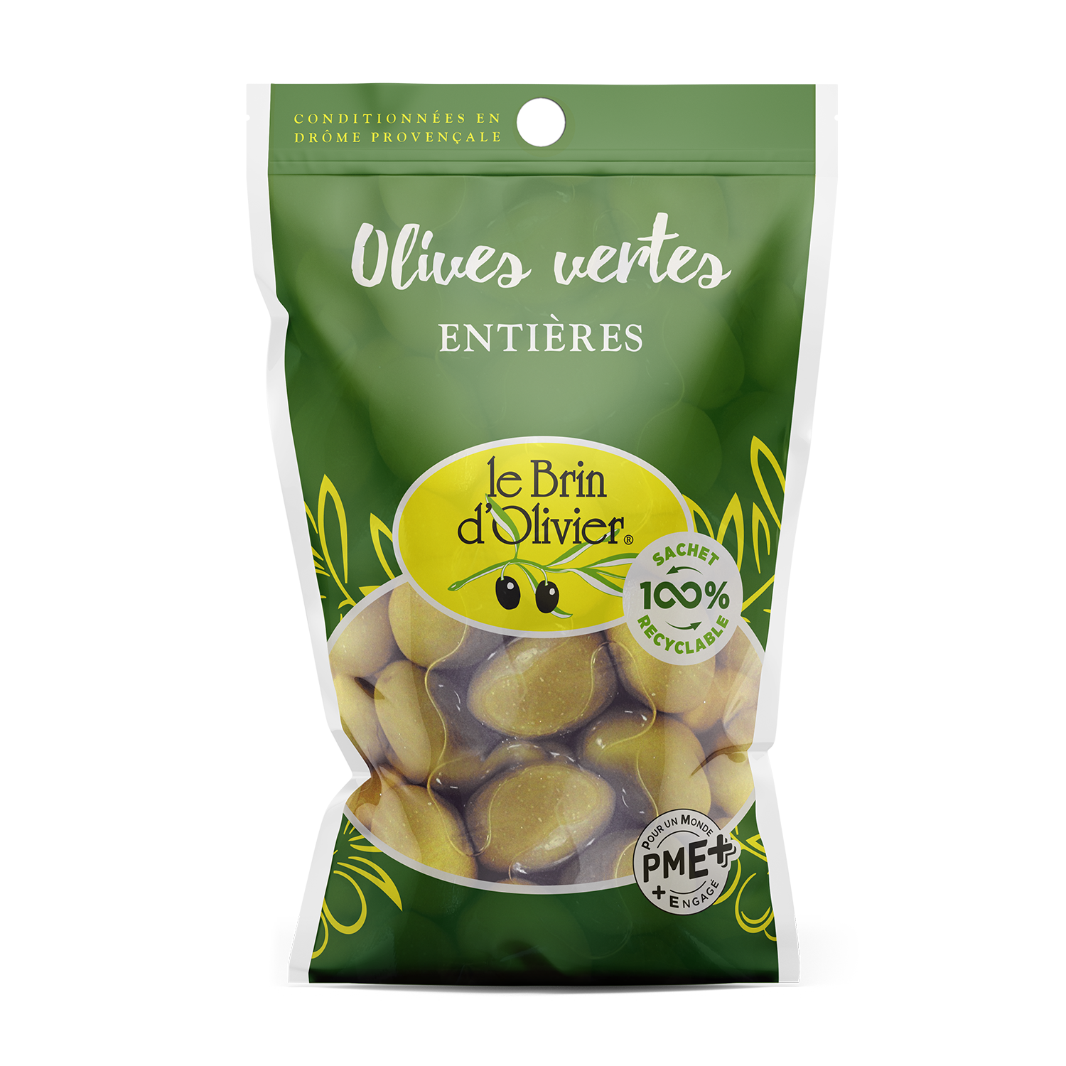Olives vertes entières