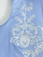 Chemise Sans Manches Brodée Riviera Chic