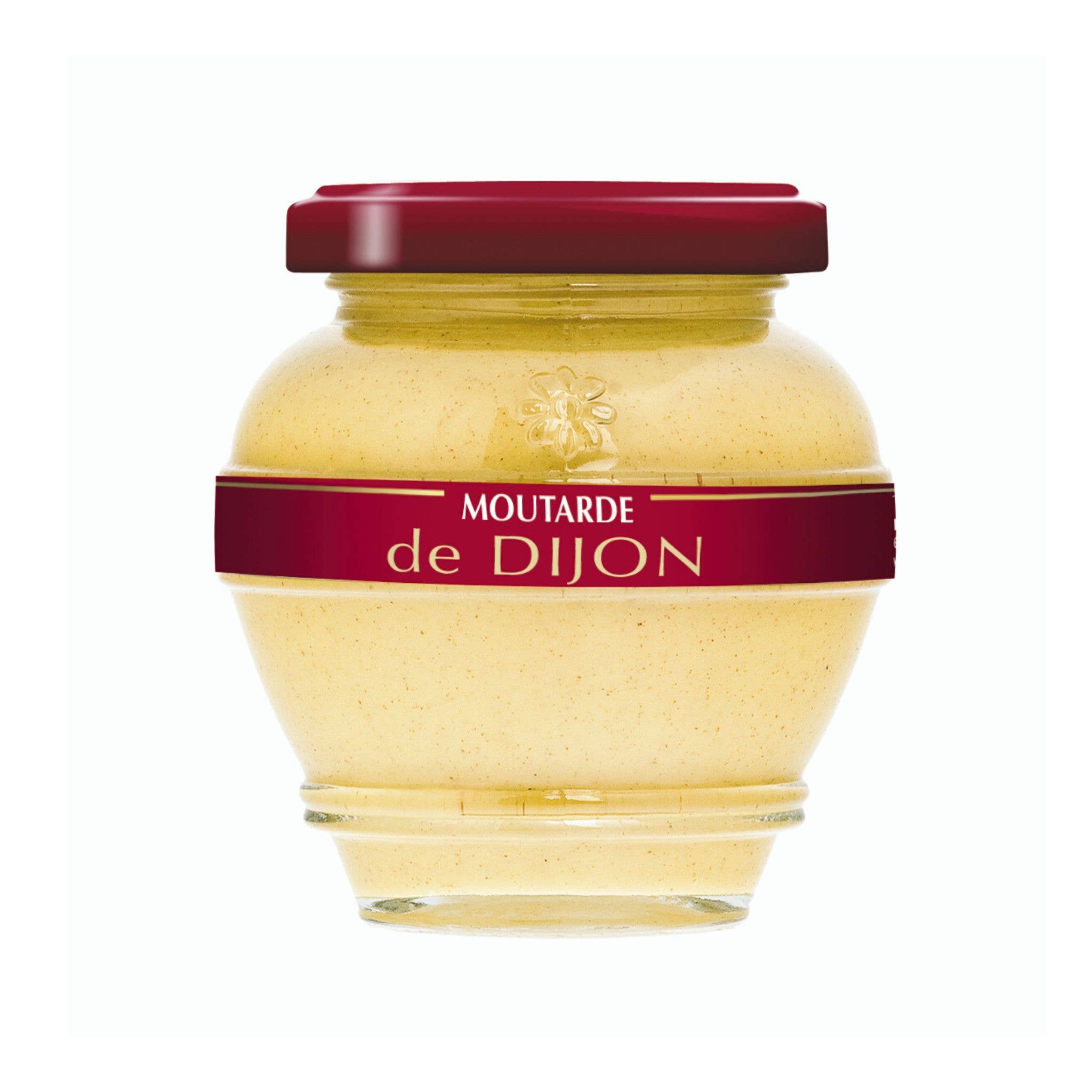 Perinteinen Dijon -sinappi lasipullossa