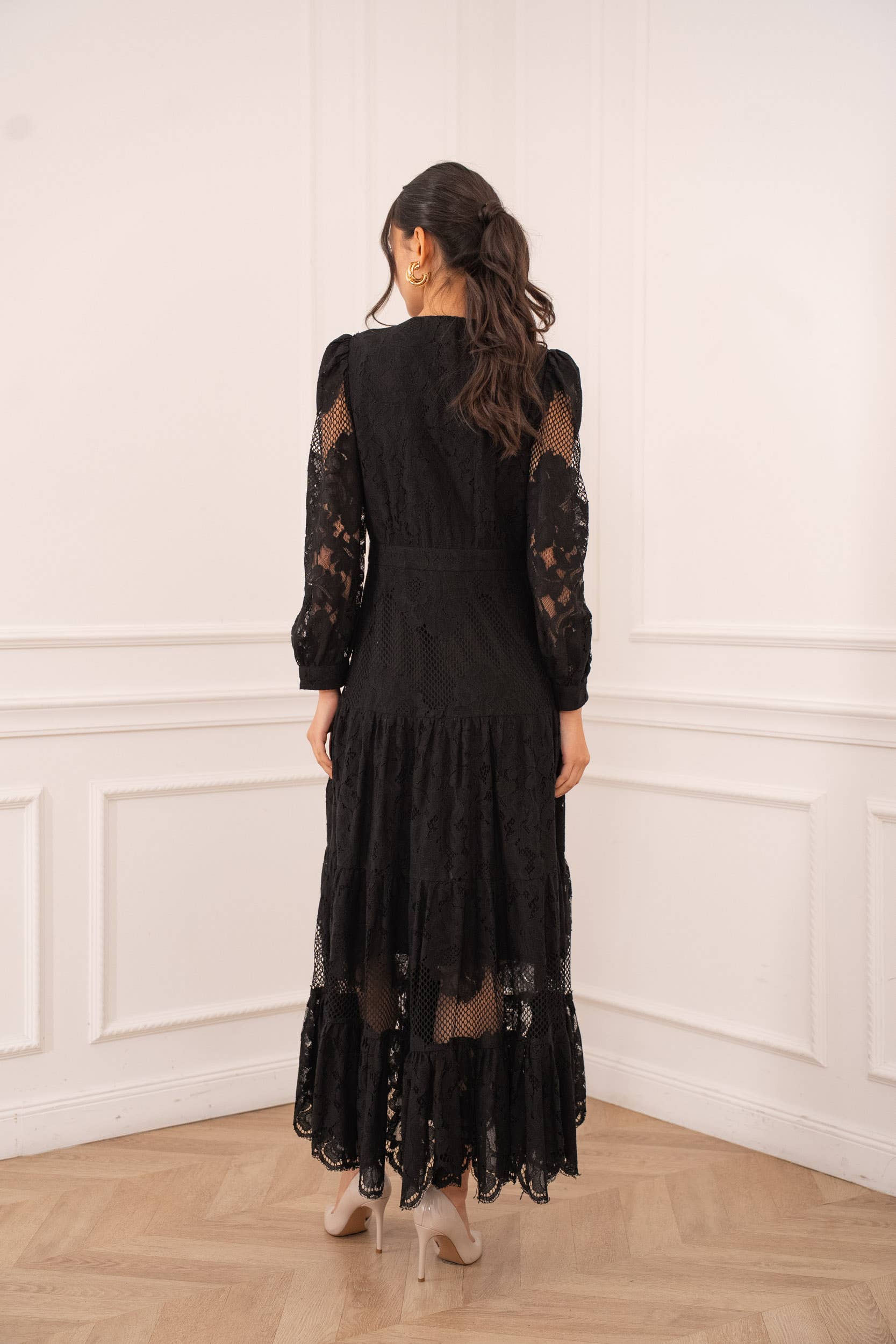 Robe Avril longue imprimé bohème - 80957-12