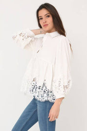 Chemise Bohème Dentelle Couture