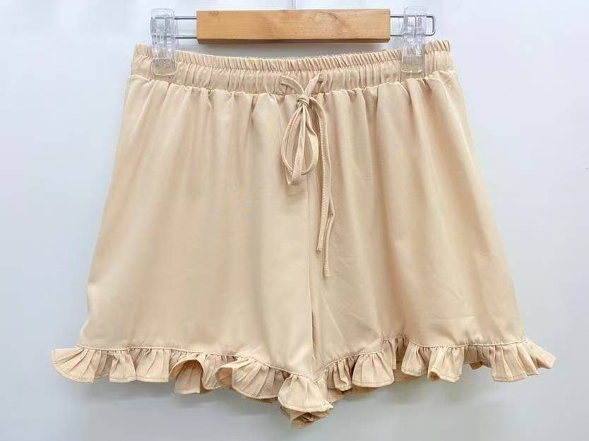 Short Fluide à Volants Bohème Chic