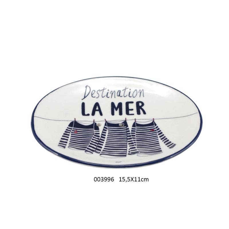 Porte Savon 'Destination La Mer' 15,5 X 11 cm