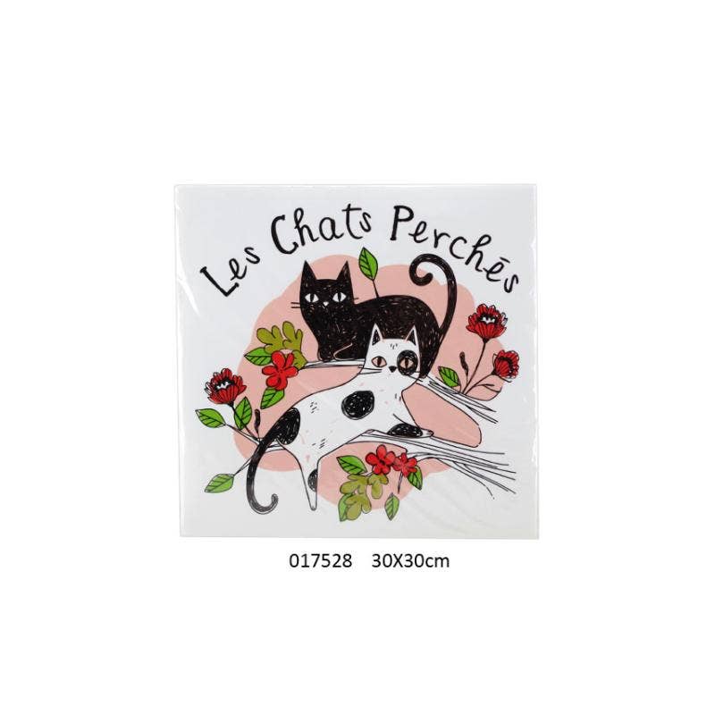 Sachet De 20 Serviettes En Papier 'Perchy' 33 X 33 cm