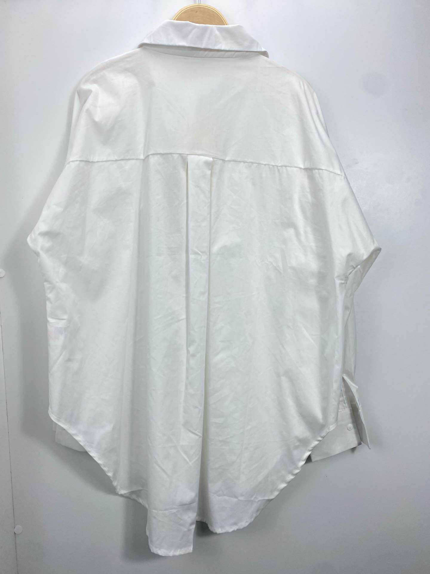 Chemise Fleur Pailletée Femme Oversize