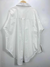 Chemise Fleur Pailletée Femme Oversize