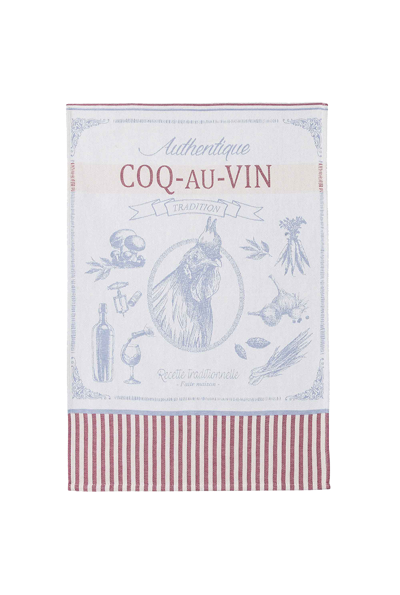 Coq Au Vin - Jacquard keittiöpyyhe puuvillaa