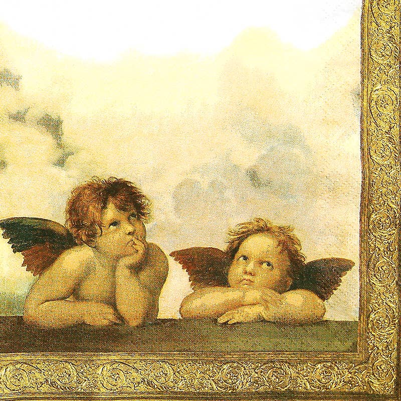 Lautasliina Raphaelin enkelit 33x33cm